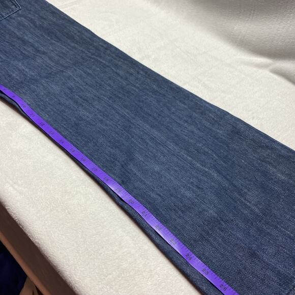 7 for all mankind dark wash dojo blue jeans size 30 - Picture 13 of 13